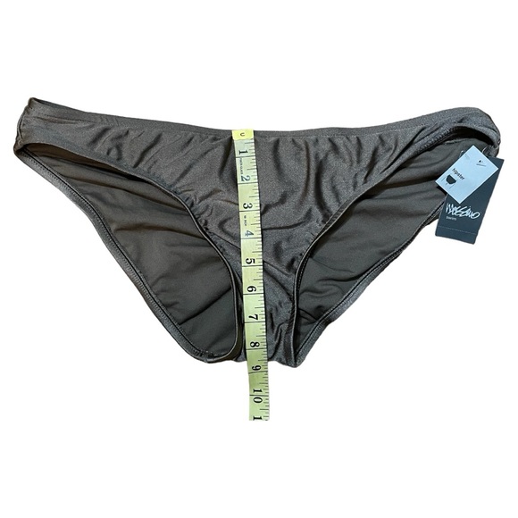 Mossimo Women’s Cinch Back Hipster Bikini Bottom. Hot Chocolate XL - Picture 4 of 8